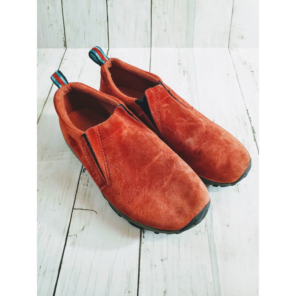 Merrell Jungle Moc Slip On Shoes Burnt Orange Youth Size 5